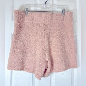 SKIMS COZY KNIT SHORTS pink size 2x/3x